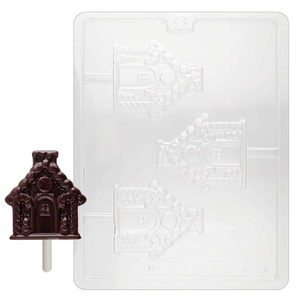 GINGERBREAD HOUSE LOLLY CHOCOLATE MOULD