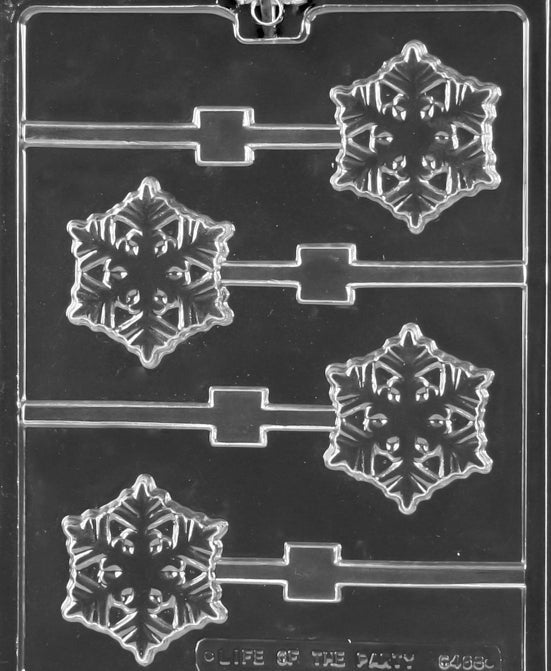 Frozen Snowflake Lolly CHOCOLATE MOULD
