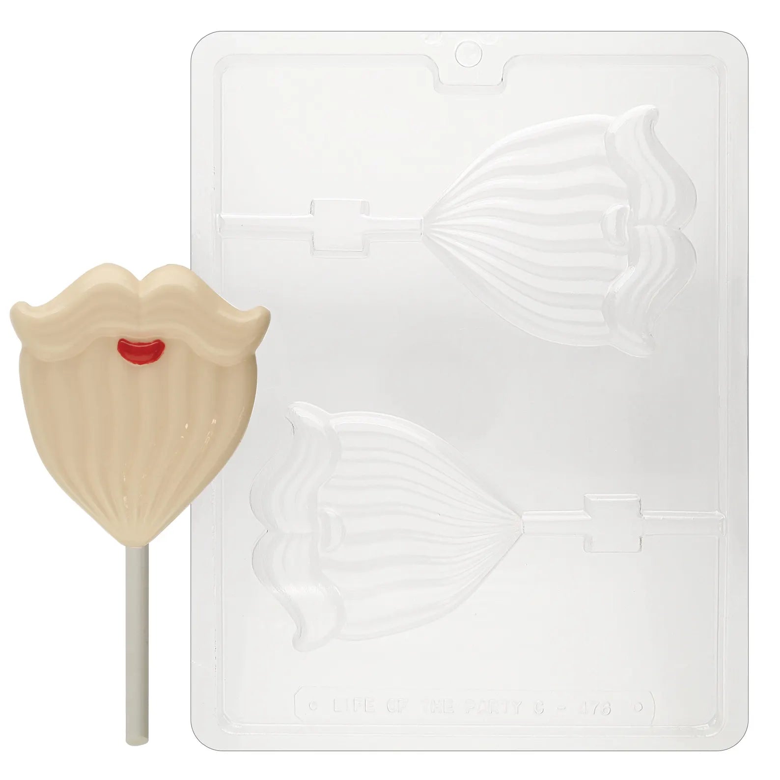 Santa Beard Lollipop Chocolate Mould
