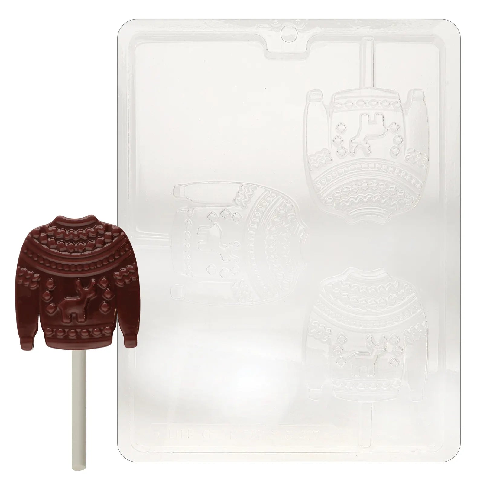 Ugly Christmas Sweater Chocolate Mould