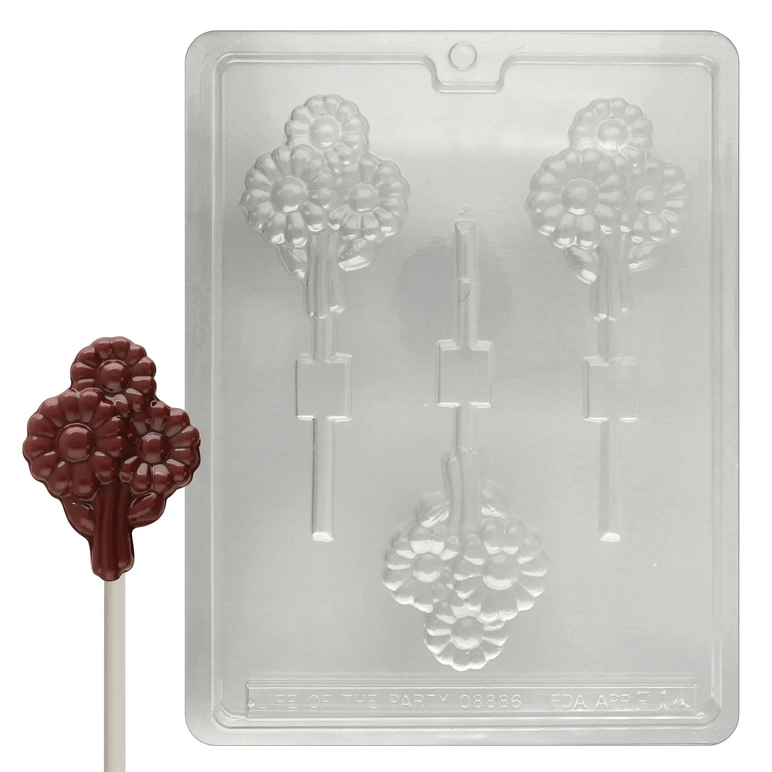 BUNCH OF DAISIES LOLLY CHOCOLATE MOULD