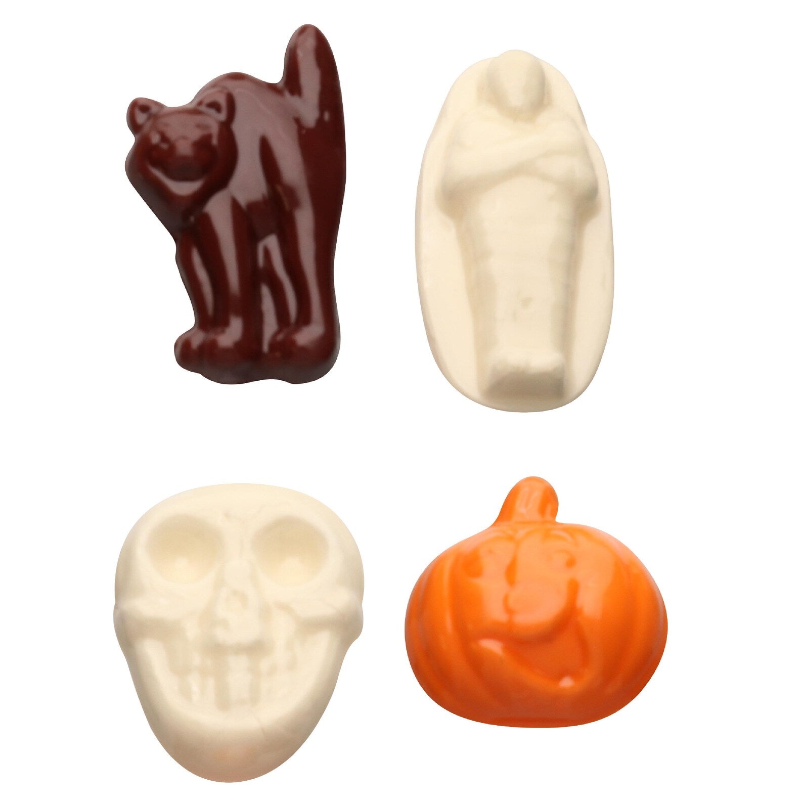 ASSORTED HALLOWEEN FIGURES WITH PUMPKIN CHOCOLATE MOULD