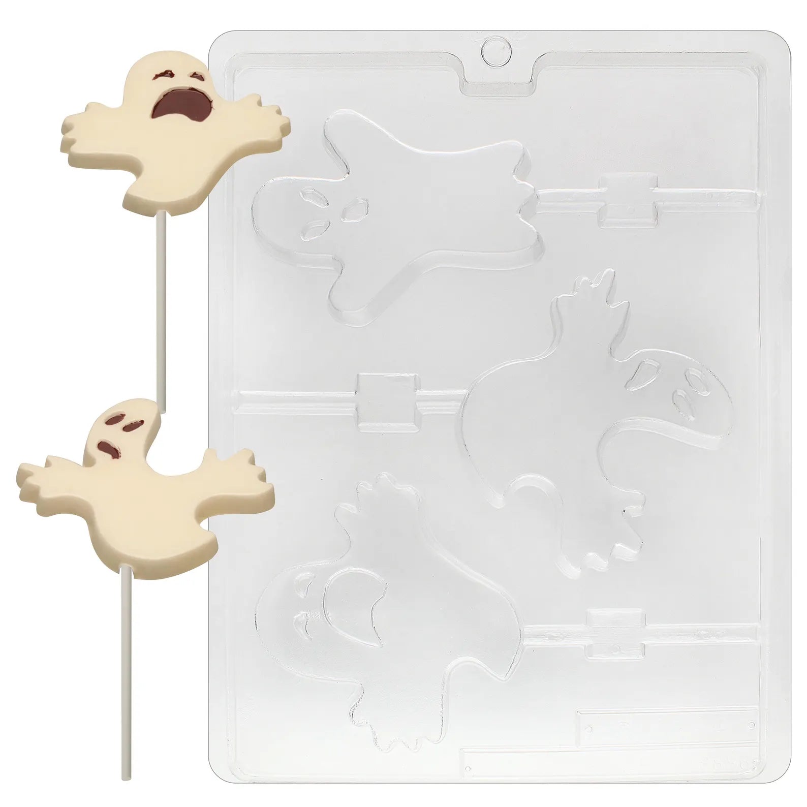 GHOULS GHOST LOLLY CHOCOLATE MOULD