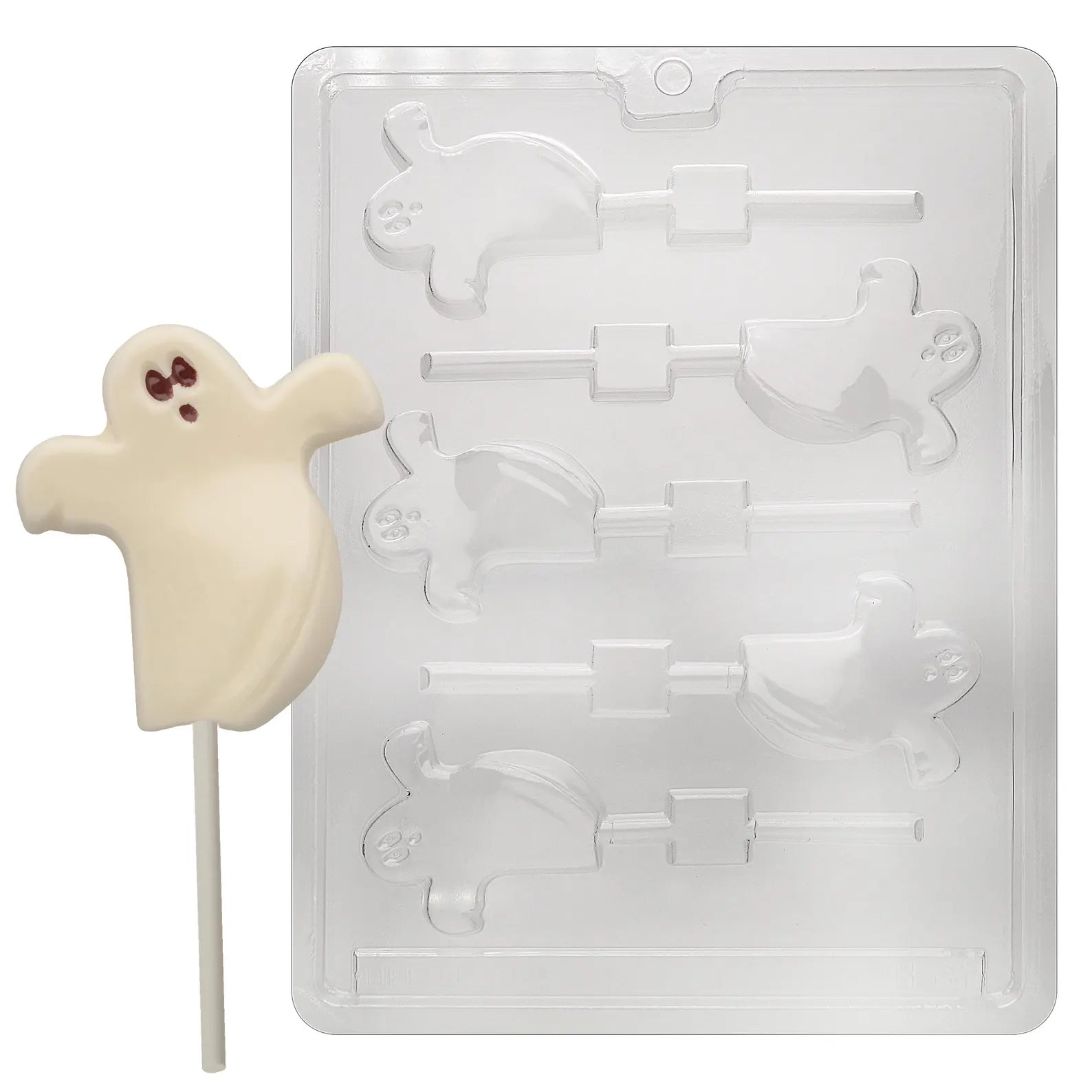 SPOOKY GHOST LOLLY CHOCOLATE MOULD