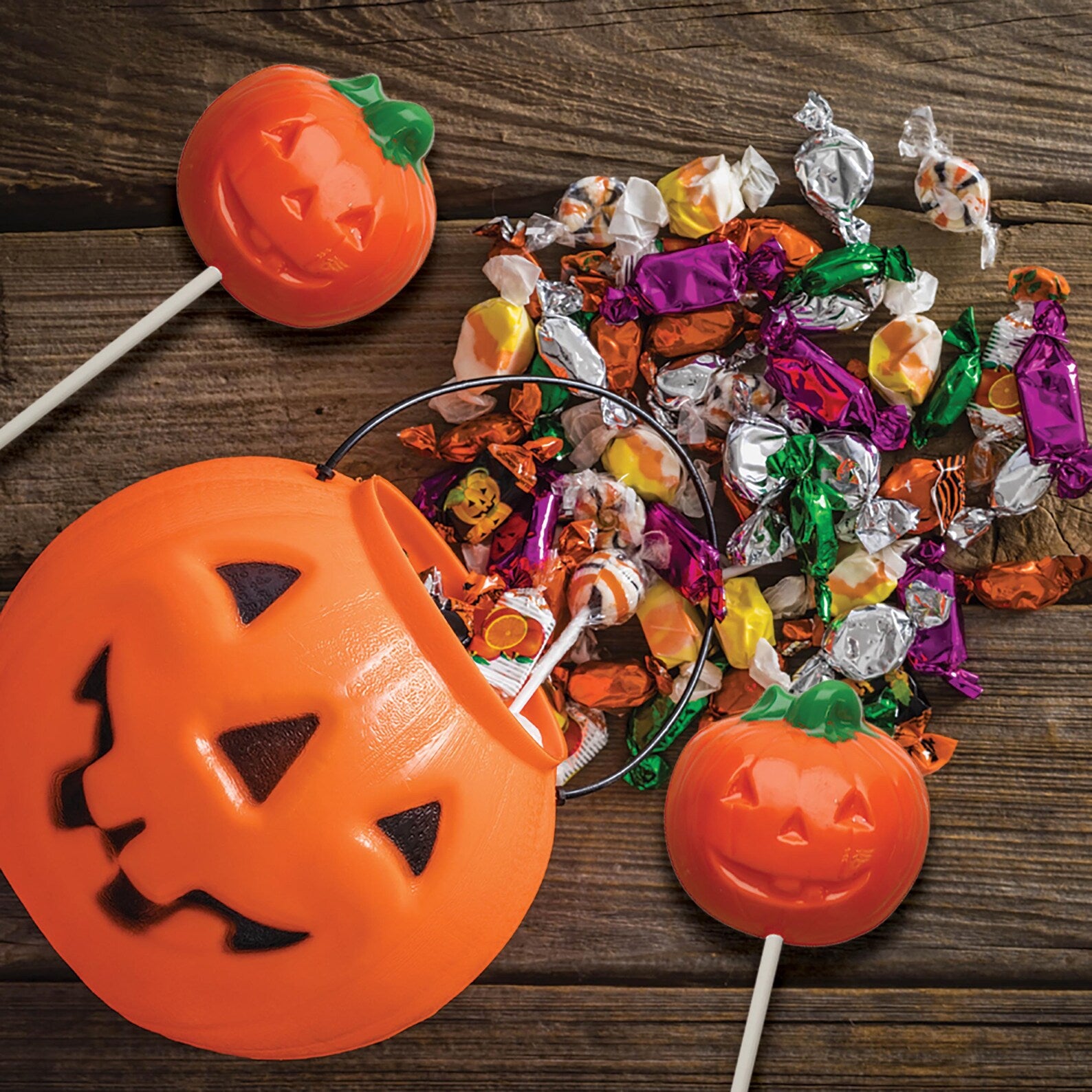 LARGE PUMPKIN JACK O LANTERN LOLLY CHOCOLATE MOULD