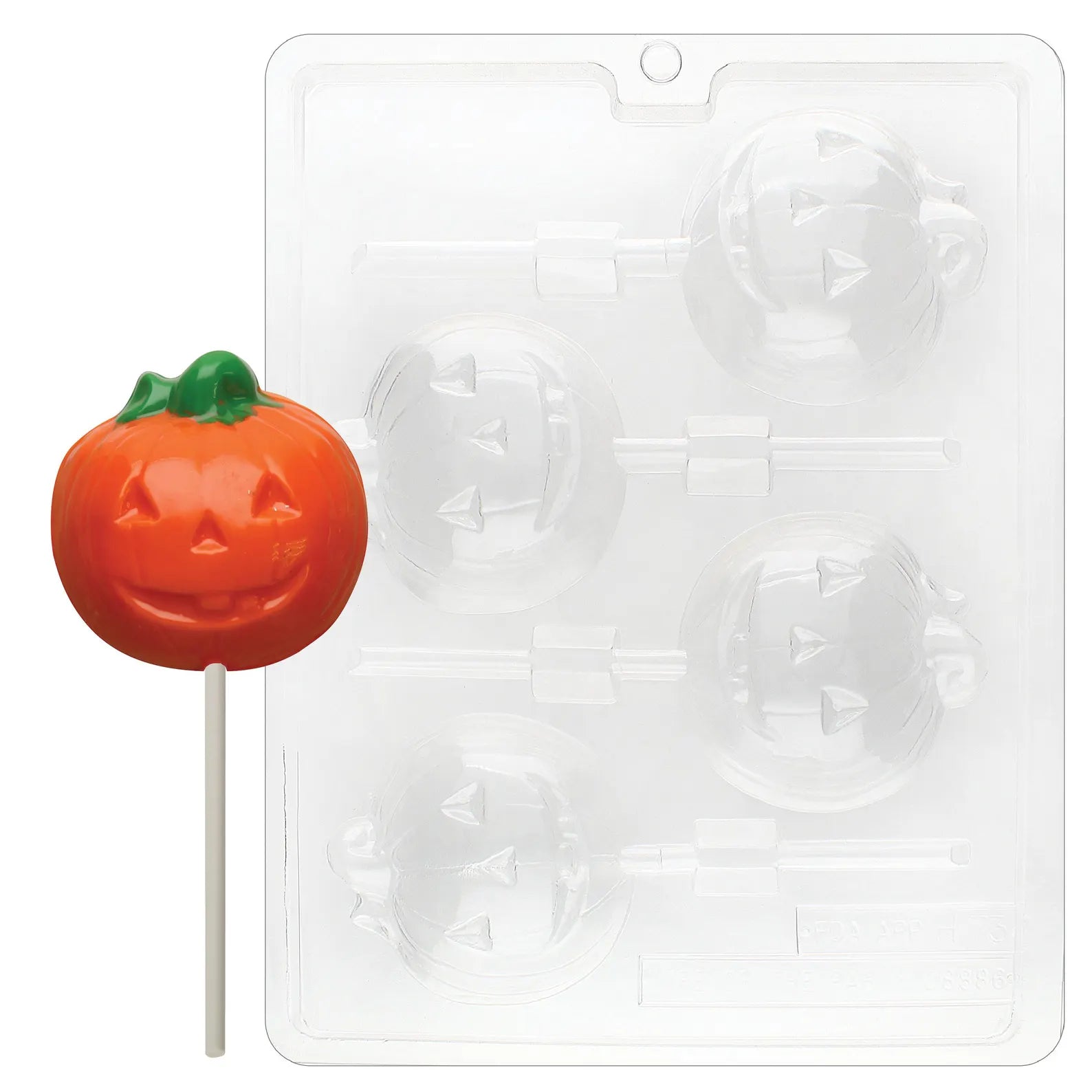 LARGE PUMPKIN JACK O LANTERN LOLLY CHOCOLATE MOULD