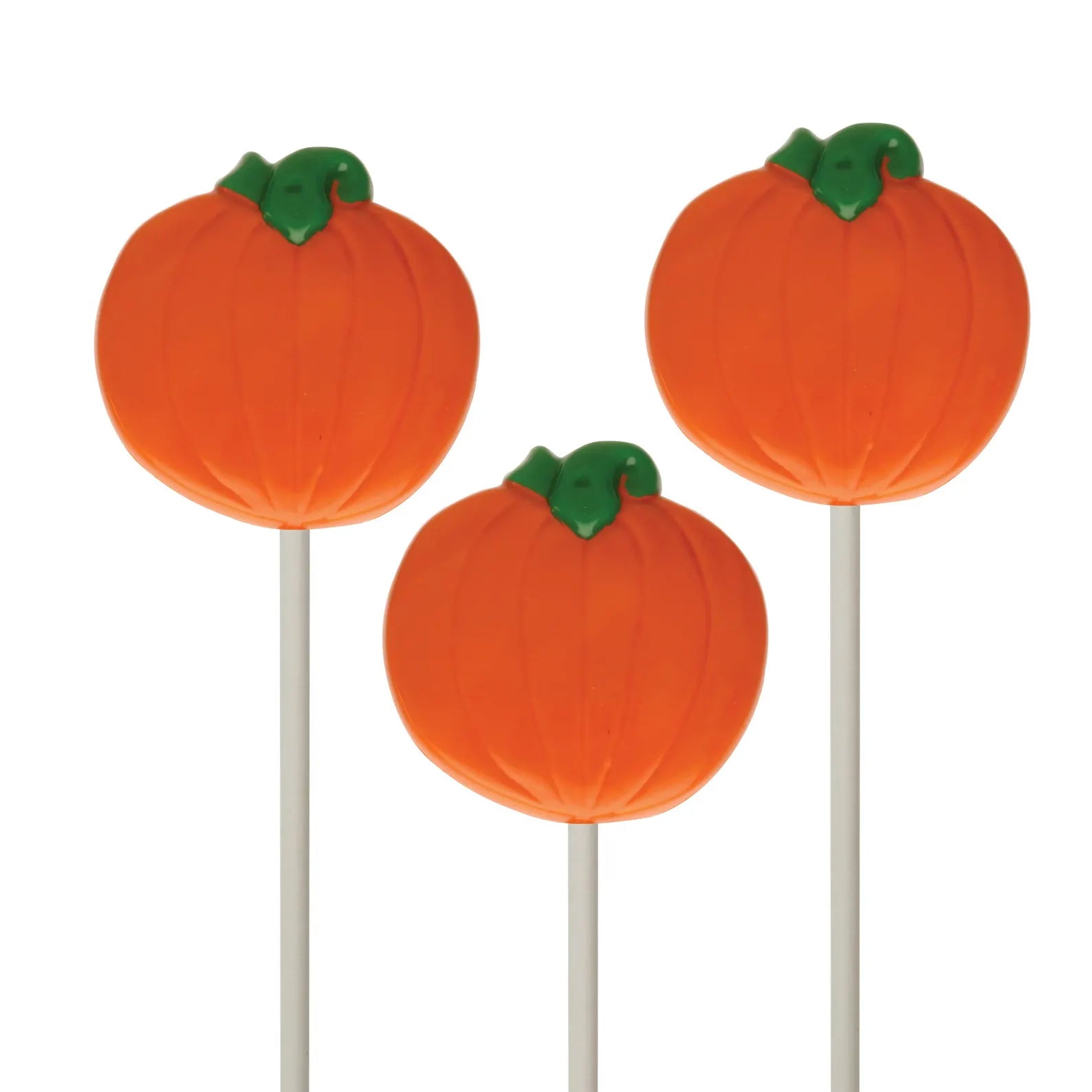PLAIN PUMPKIN LOLLY CHOCOLATE MOULD