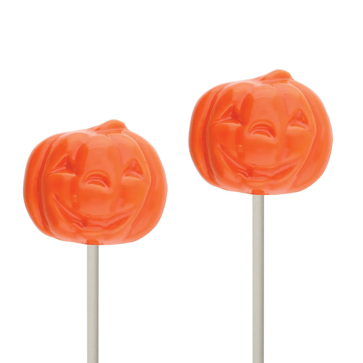 Halloween Smiling Pumpkin Lollipop Chocolate Candy Mould