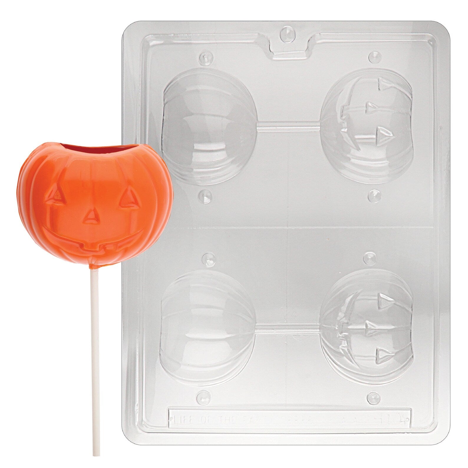 PUMPKIN CUP LOLLY CHOCOLATE MOULD