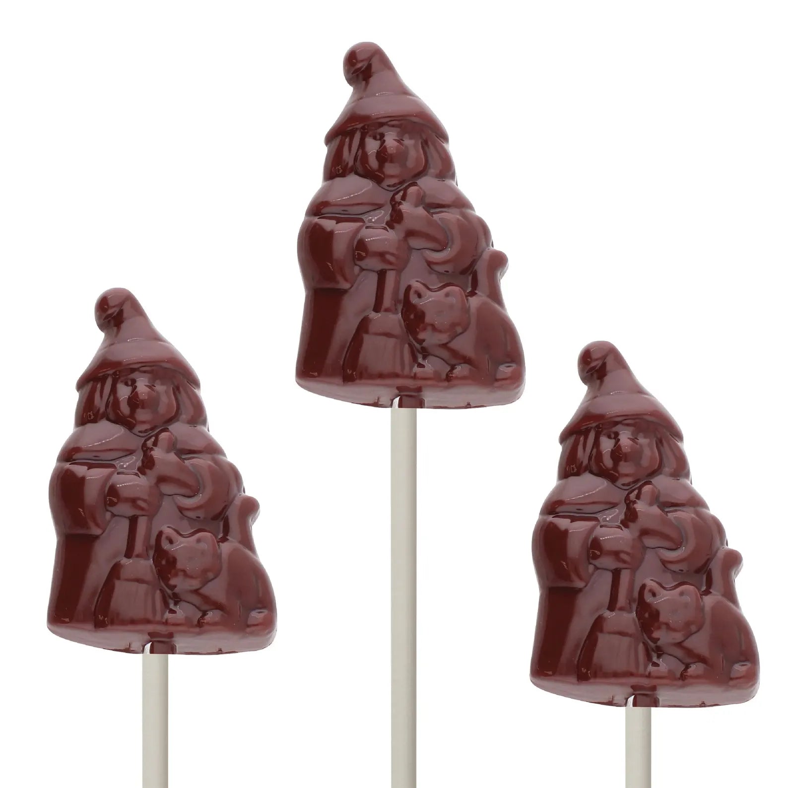 Halloween Cute Witch Lollipop Chocolate Candy Mould