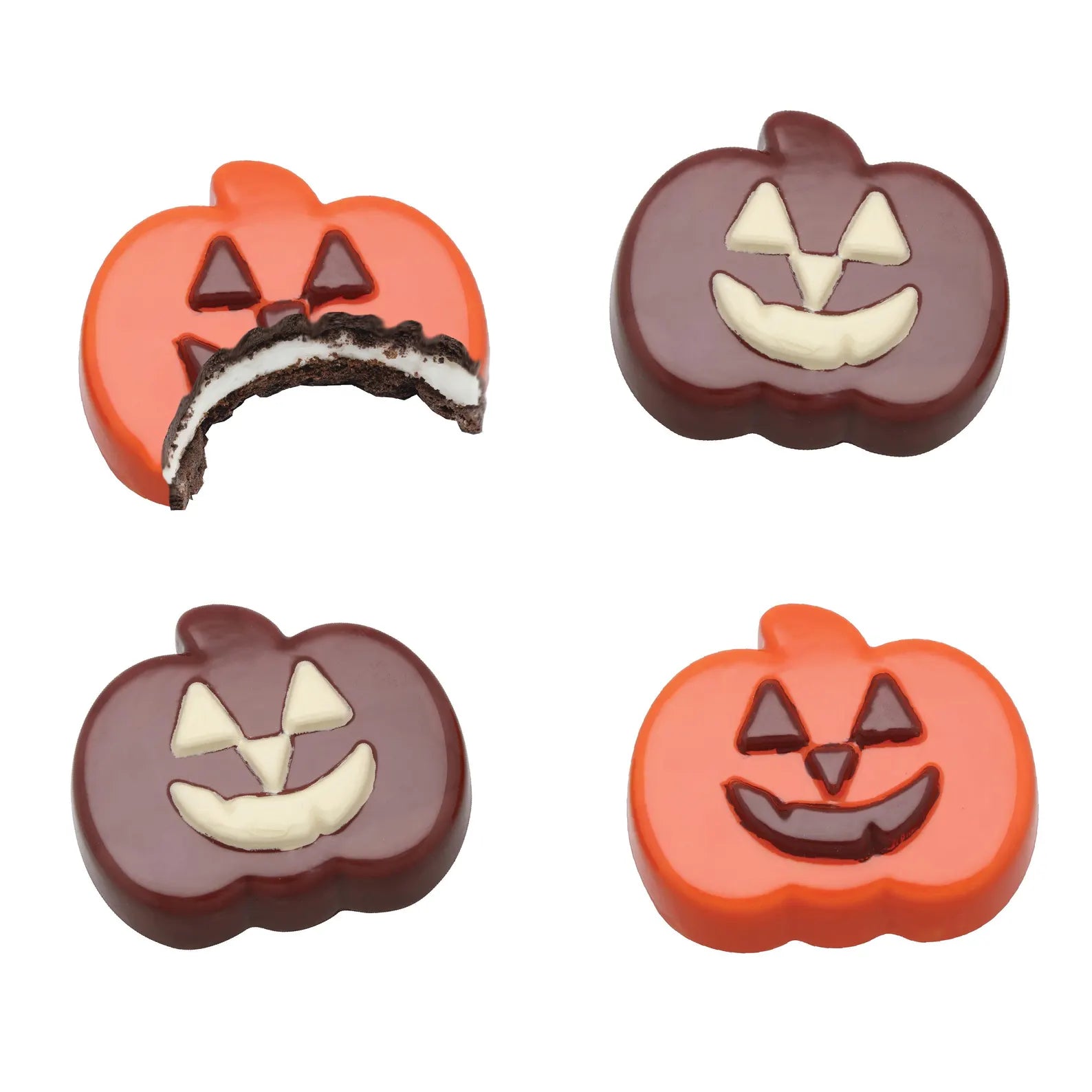 PUMPKIN SHAPE OREO COOKIE CHOCOLATE MOULD