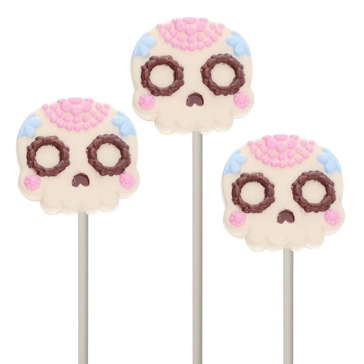 DAY OF THE DEAD SKULL LOLLIES CHOCOLATE MOULD