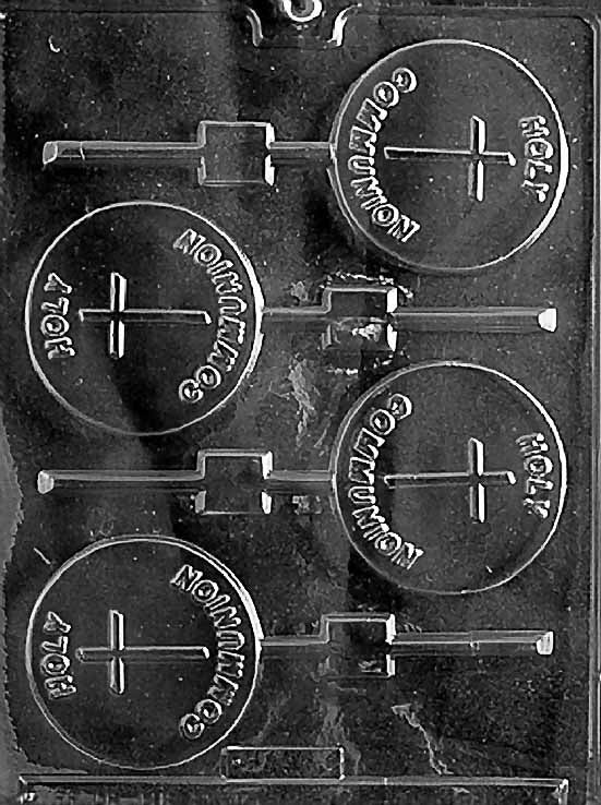 Holy Communion Lollipop Chocolate Candy Mould
