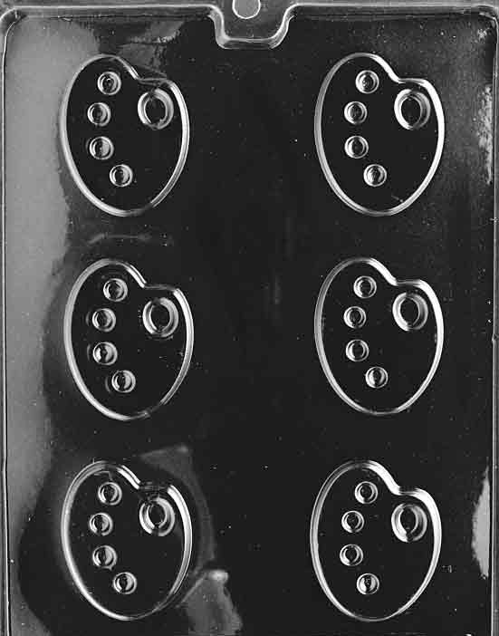 Artist Palette Chocolate Mould