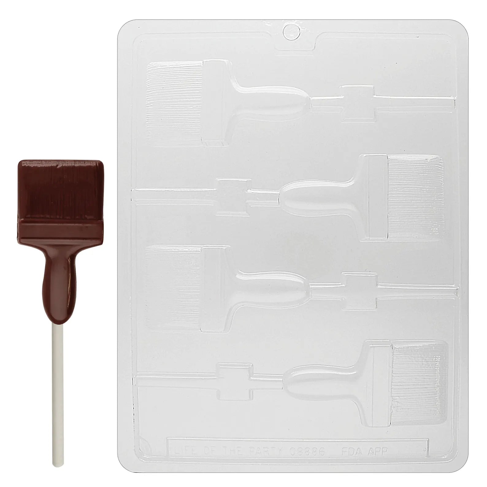 Paint Brush Chocolate Candy Mould