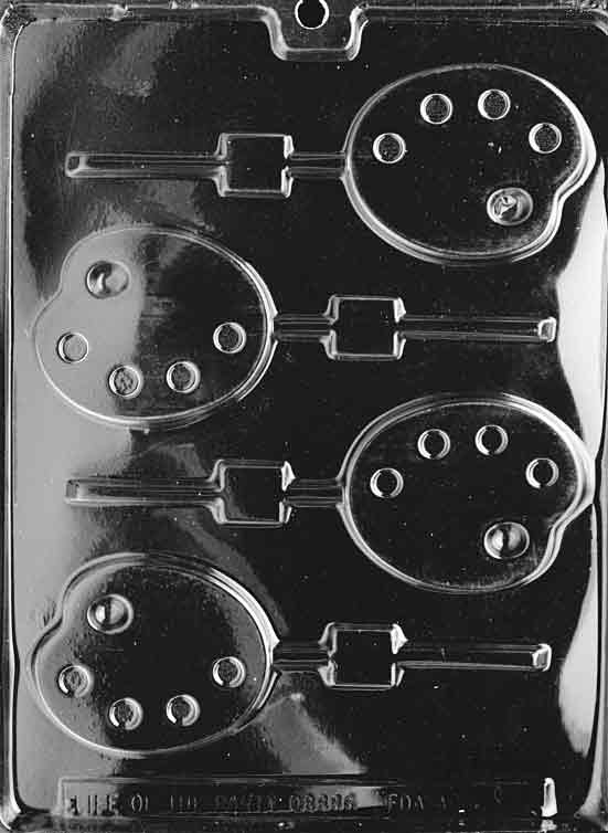 Artist Palette Lolly Chocolate Mould