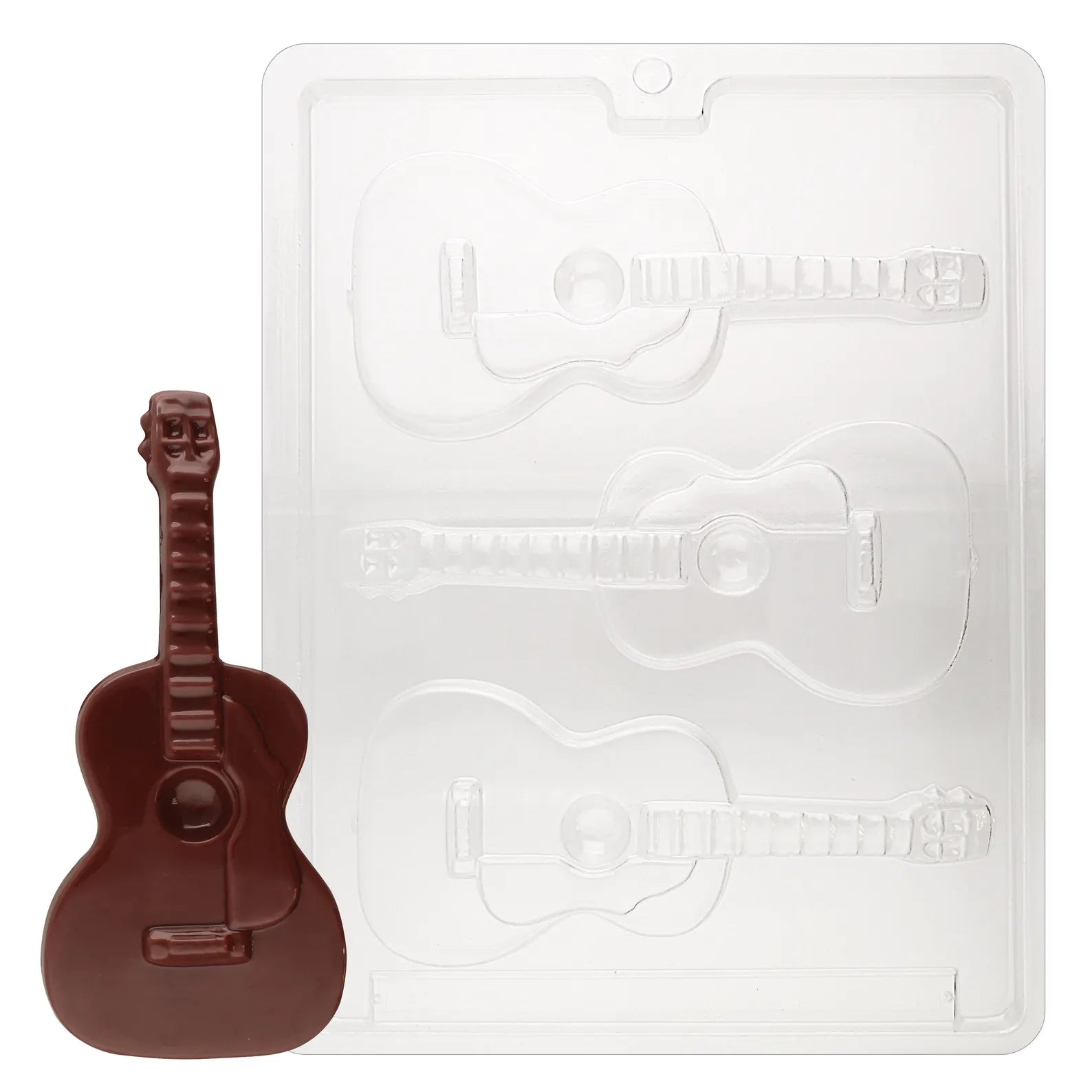 3 CAVITY GUITAR CHOCOLATE MOULD