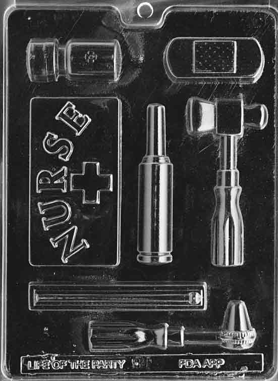Nurse Kit Chocolate Candy, Plaster or Soap Mould