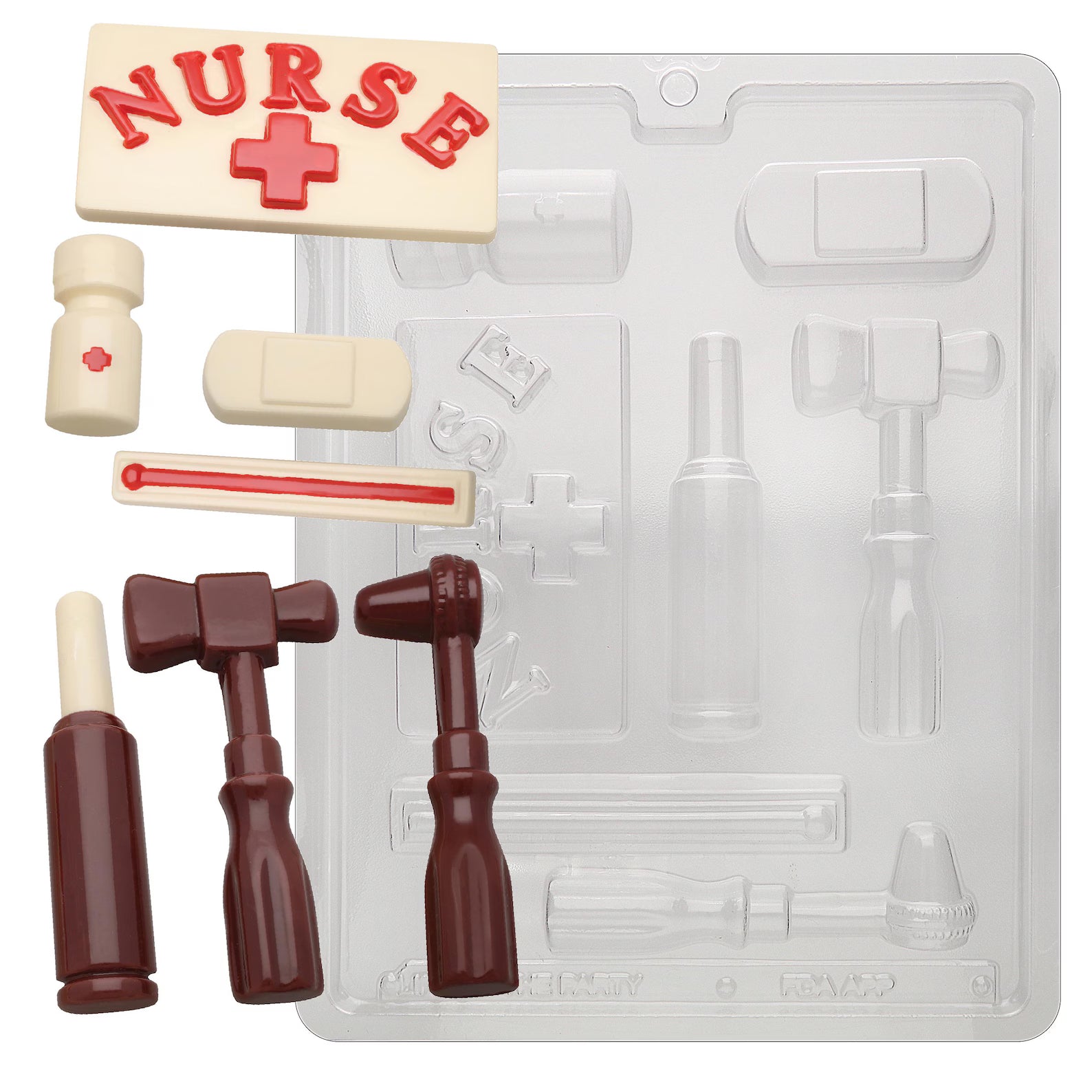 Nurse Kit Chocolate Candy, Plaster or Soap Mould