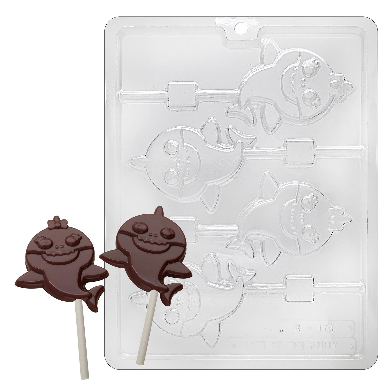 Baby Sharks Lolly Chocolate Mould