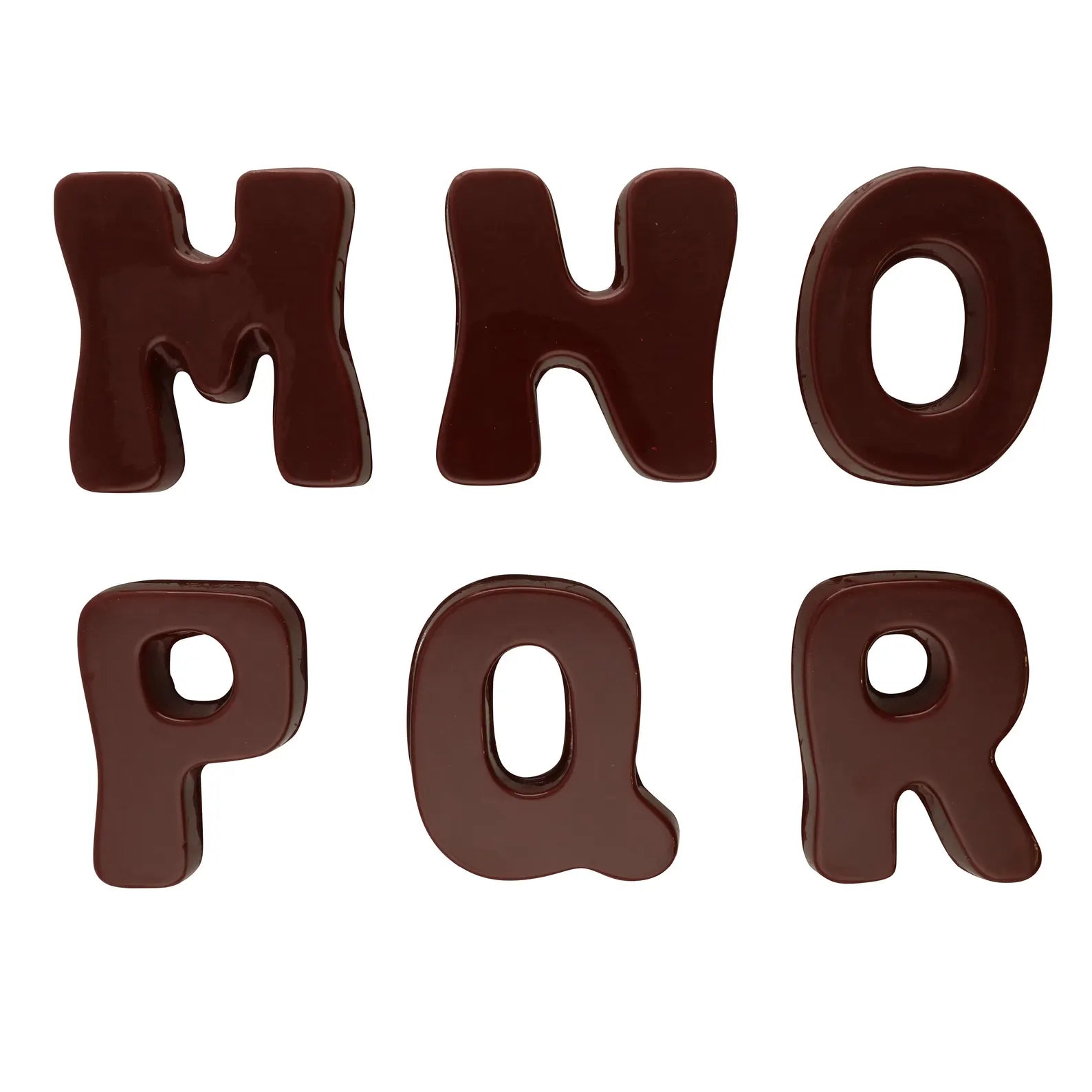 CHUNKY LETTERS  AND STARS CHOCOLATE MOULD