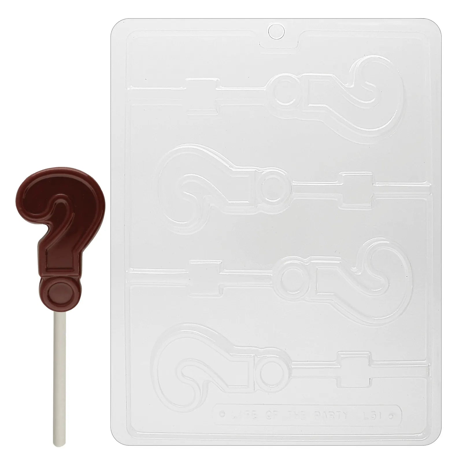 Question Mark ? LOLLY CHOCOLATE MOULD