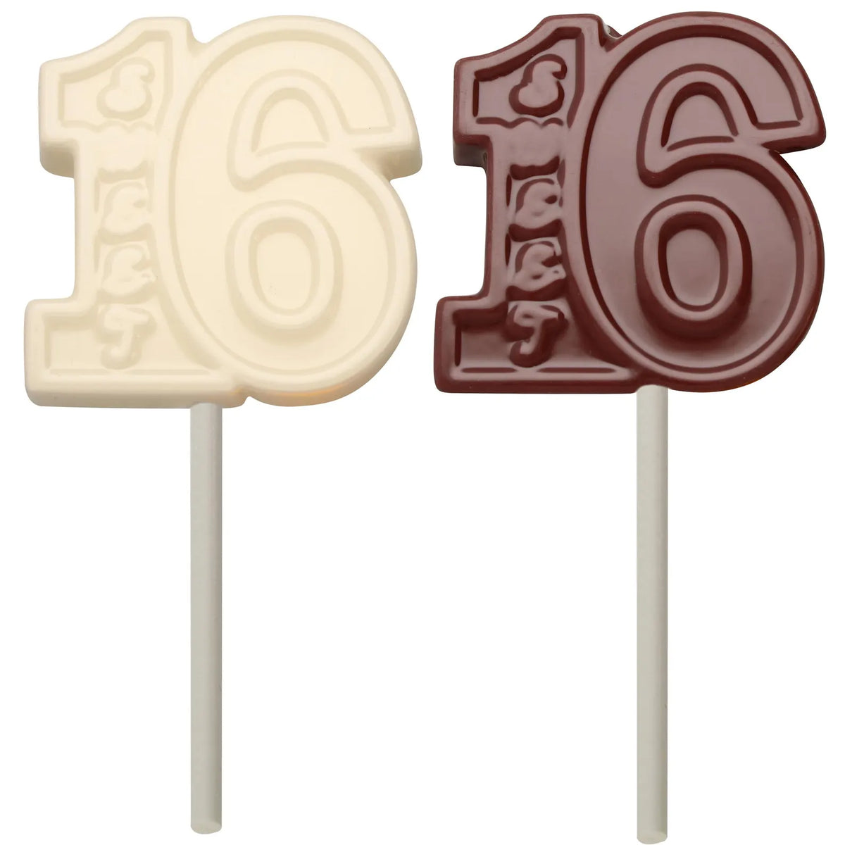 SWEET 16 IN NUMBER CHOCOLATE MOULD
