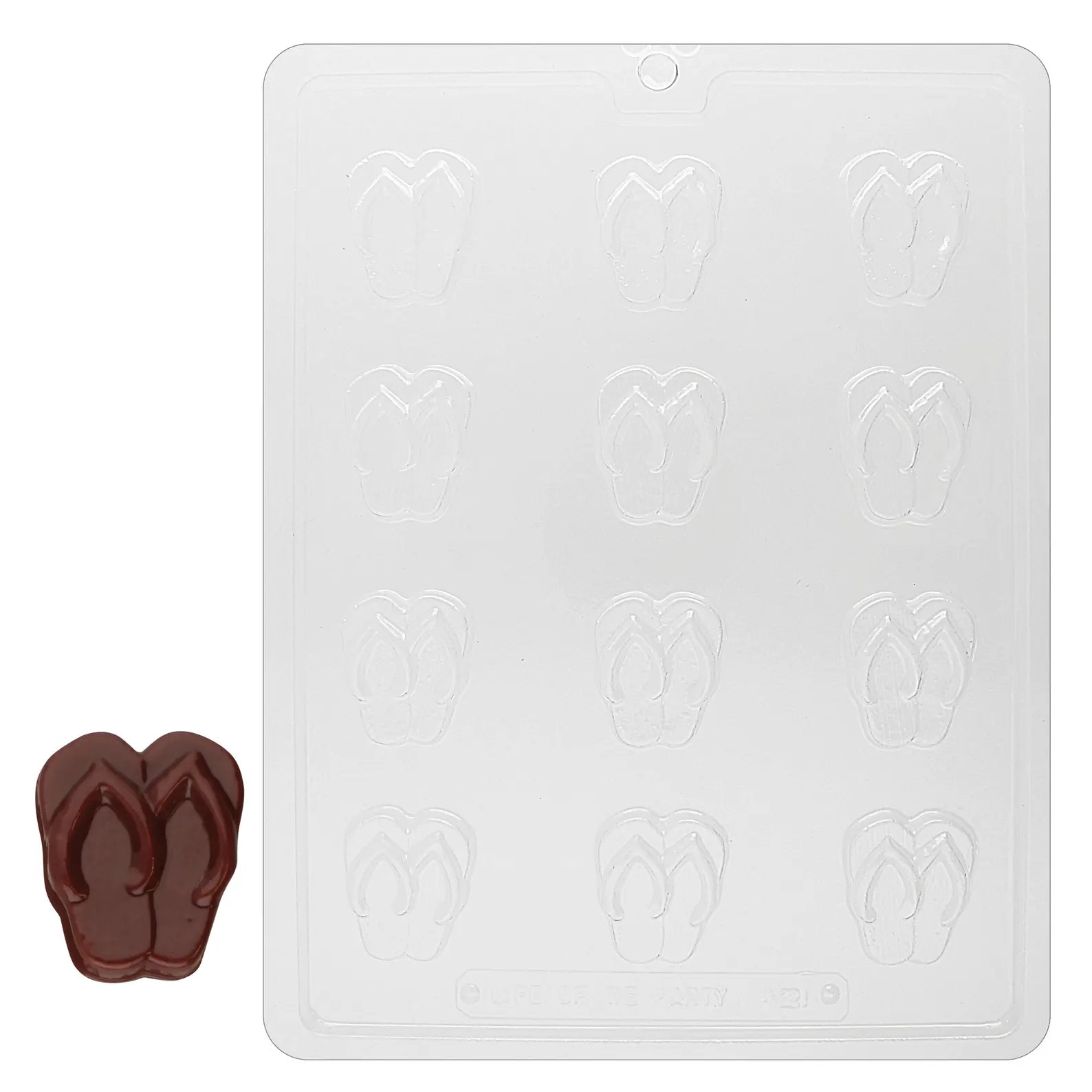 Bite Size Flip Flop Chocolate Candy Soap Mould