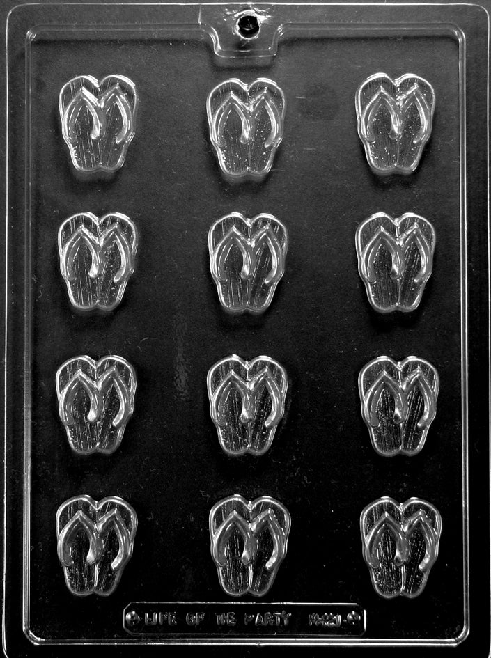Bite Size Flip Flop Chocolate Candy Soap Mould