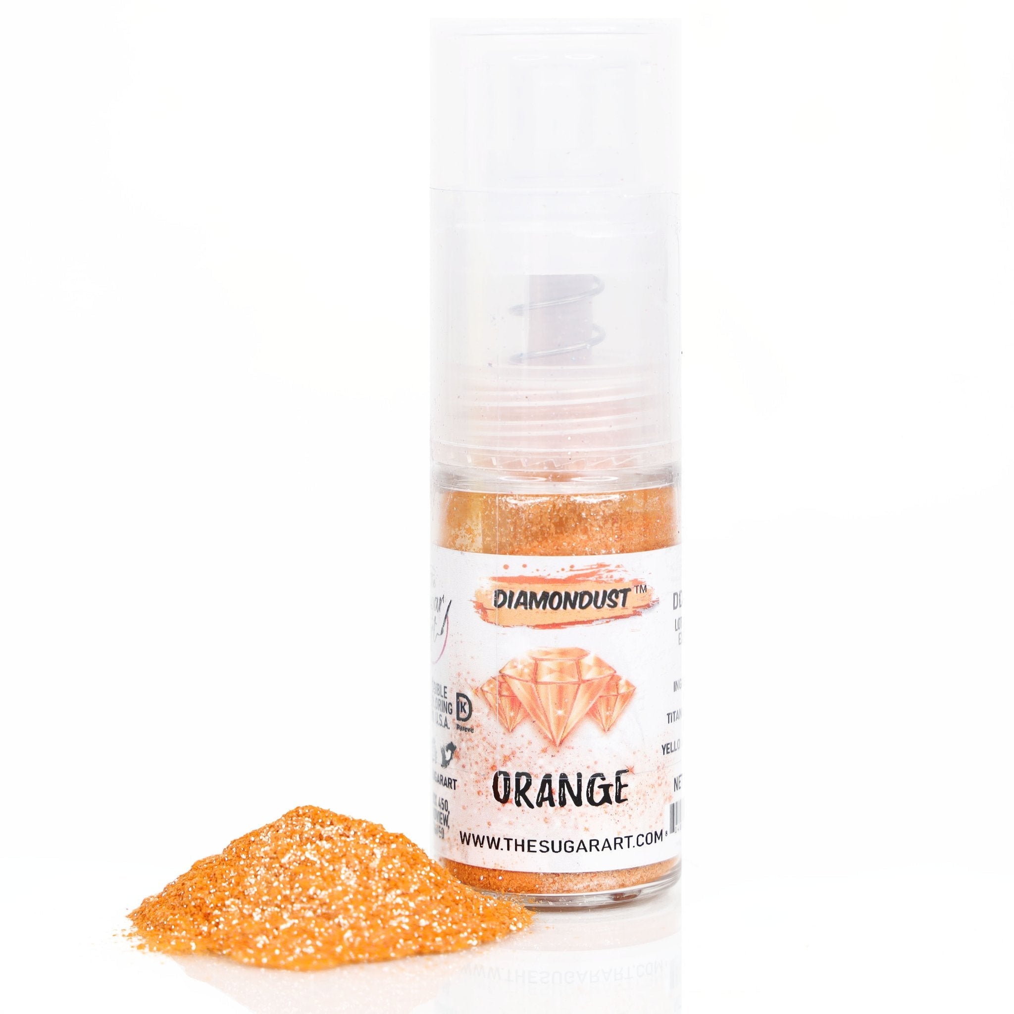 Orange DiamonDust Edible Glitter