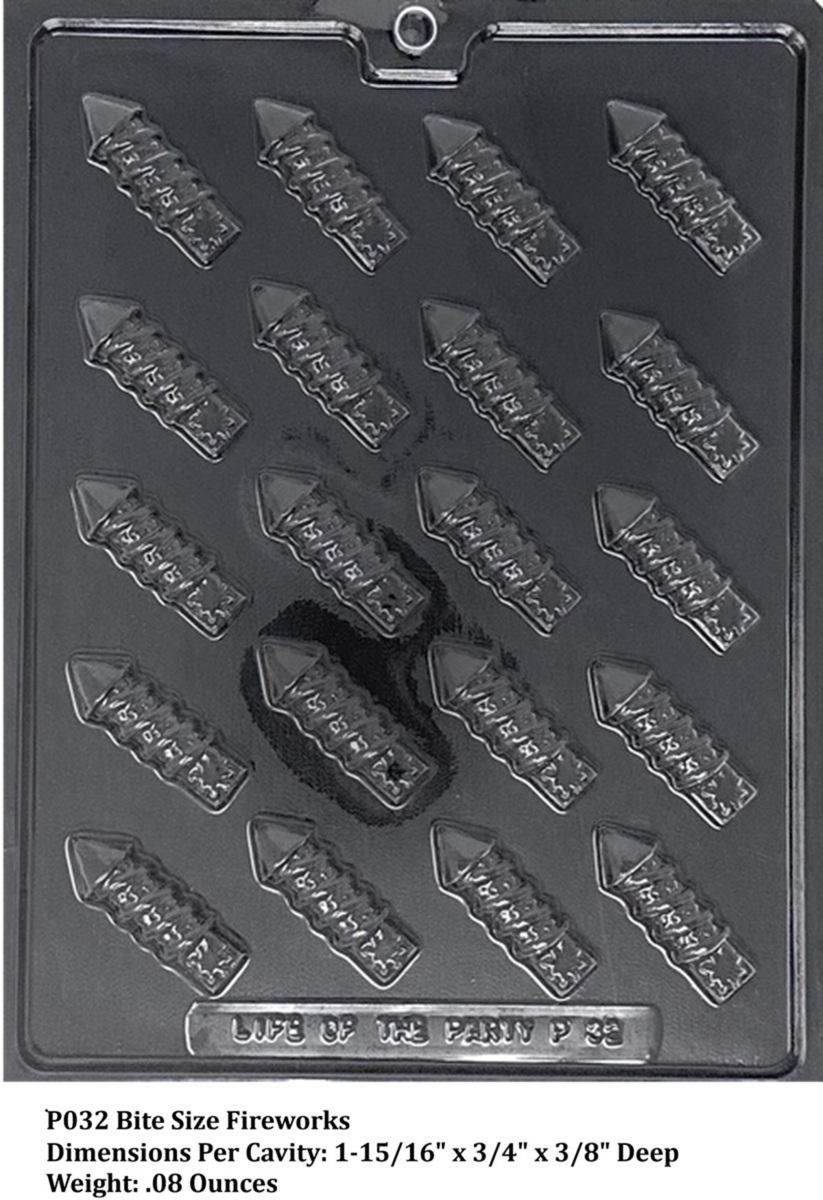 BITESIZE FIREWORKS CHOCOLATE MOULD
