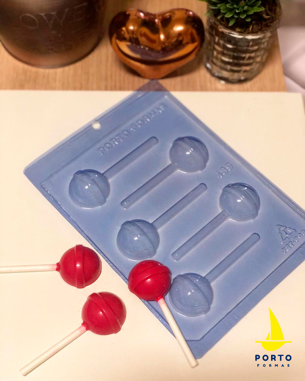 Retro Lollipop Chocolate Mould