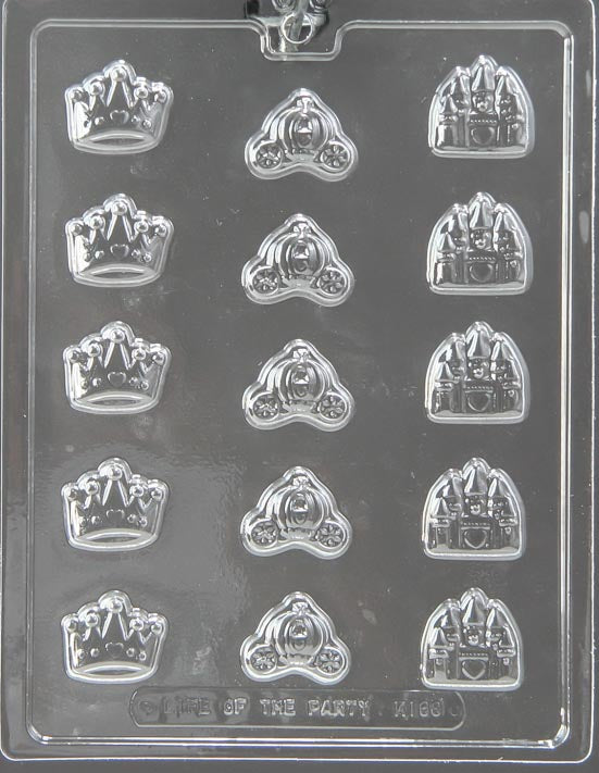 Princess Crown, Coach, Castle Chocolate Mould