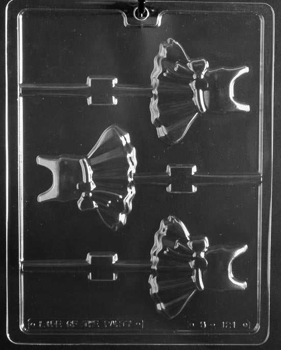 S121 Ballerina Dress Lollipop Chocolate Candy Mould
