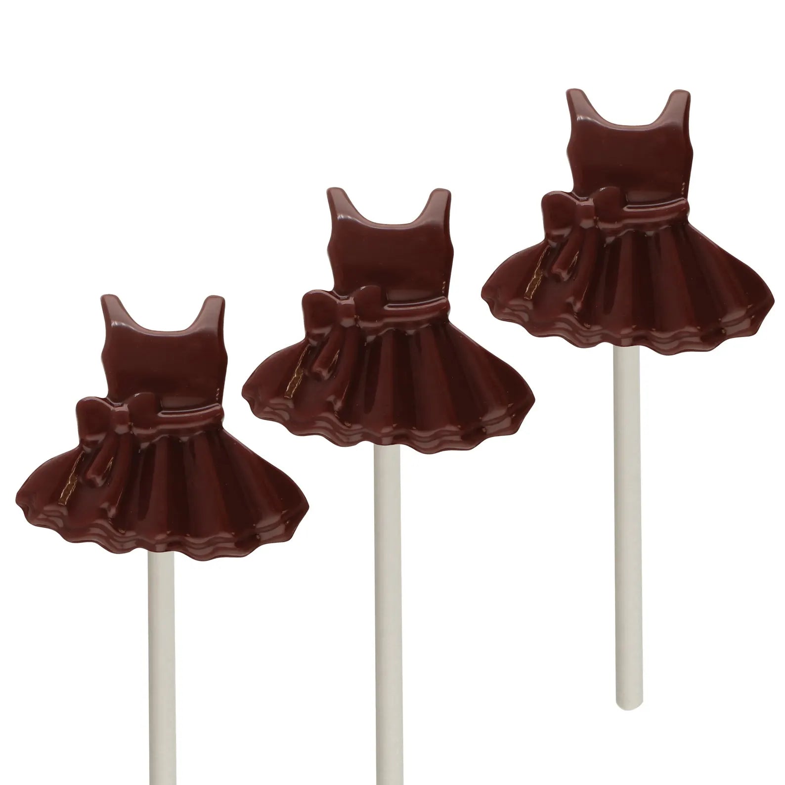 S121 Ballerina Dress Lollipop Chocolate Candy Mould