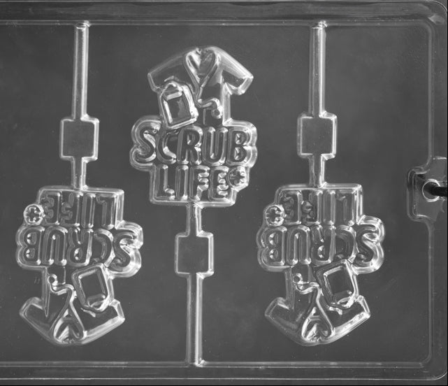 SCRUB LIFE LOLLY CHOCOLATE MOULD