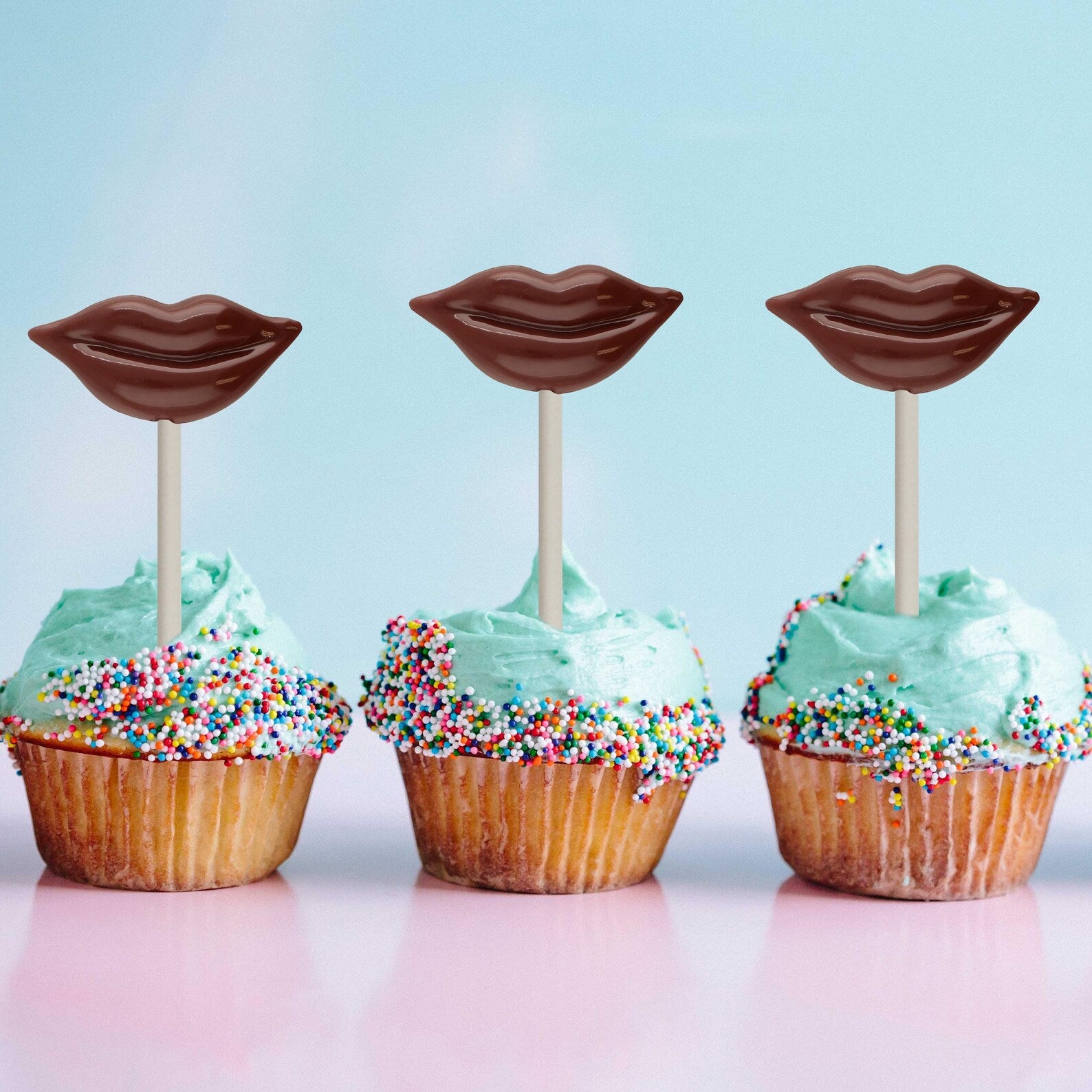 LIPS LOLLY Chocolate Mould