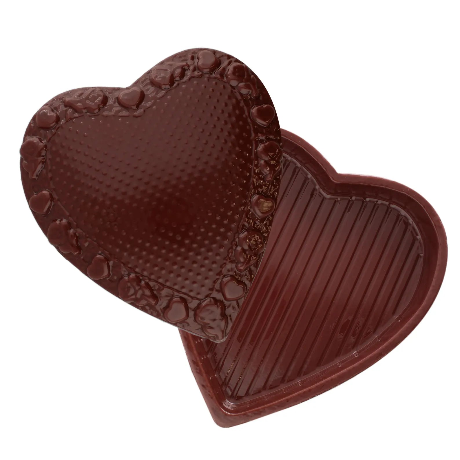 FANCY TOP LARGE HEART POUR BOX Chocolate Box Mould