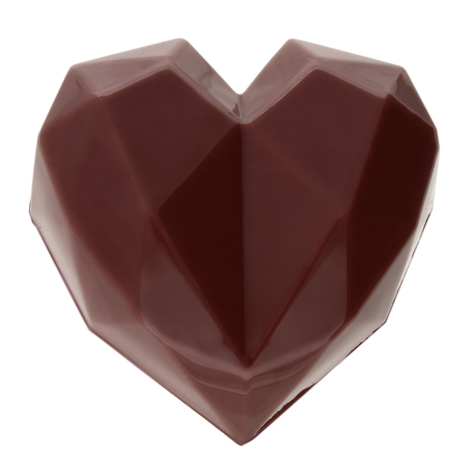 GEOMETRIC HEART FOR CHOCOLATE BOMBS MOULD