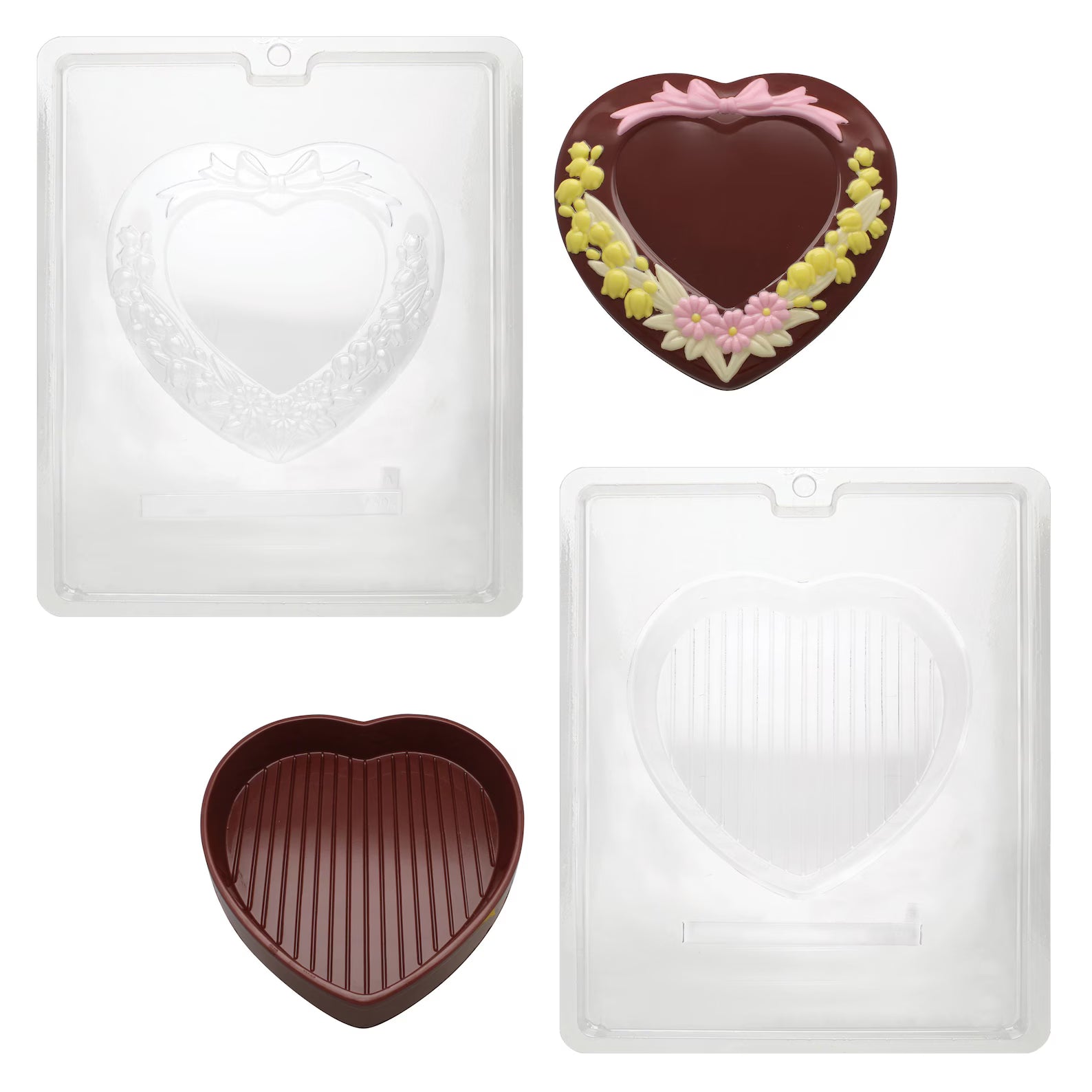 PERSONALISED HEART Pour Box Chocolate Mould