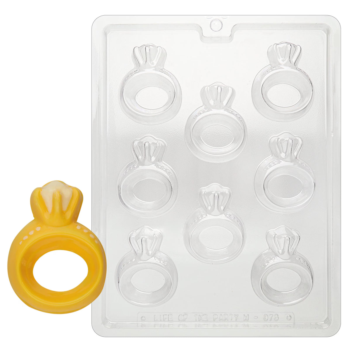 Diamond Engagement Rings Chocolate Mould