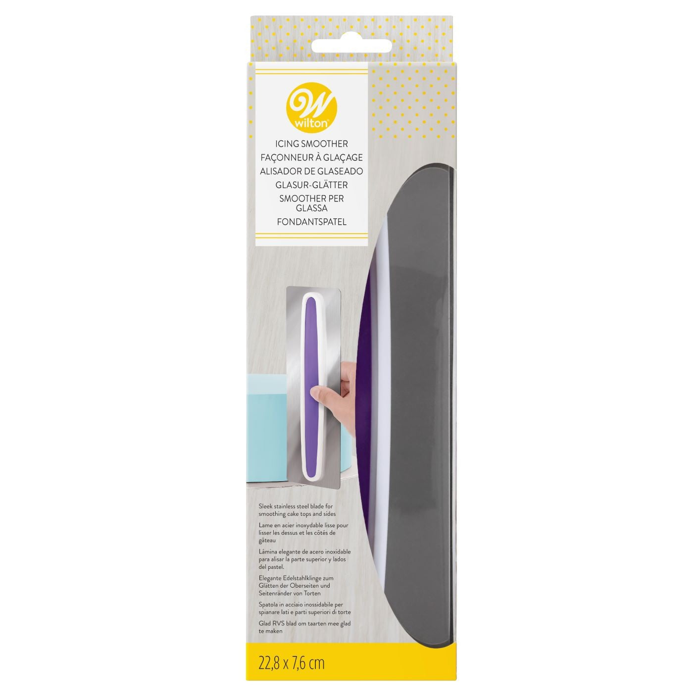 WILTON STAINLESS STEEL ICING SMOOTHER