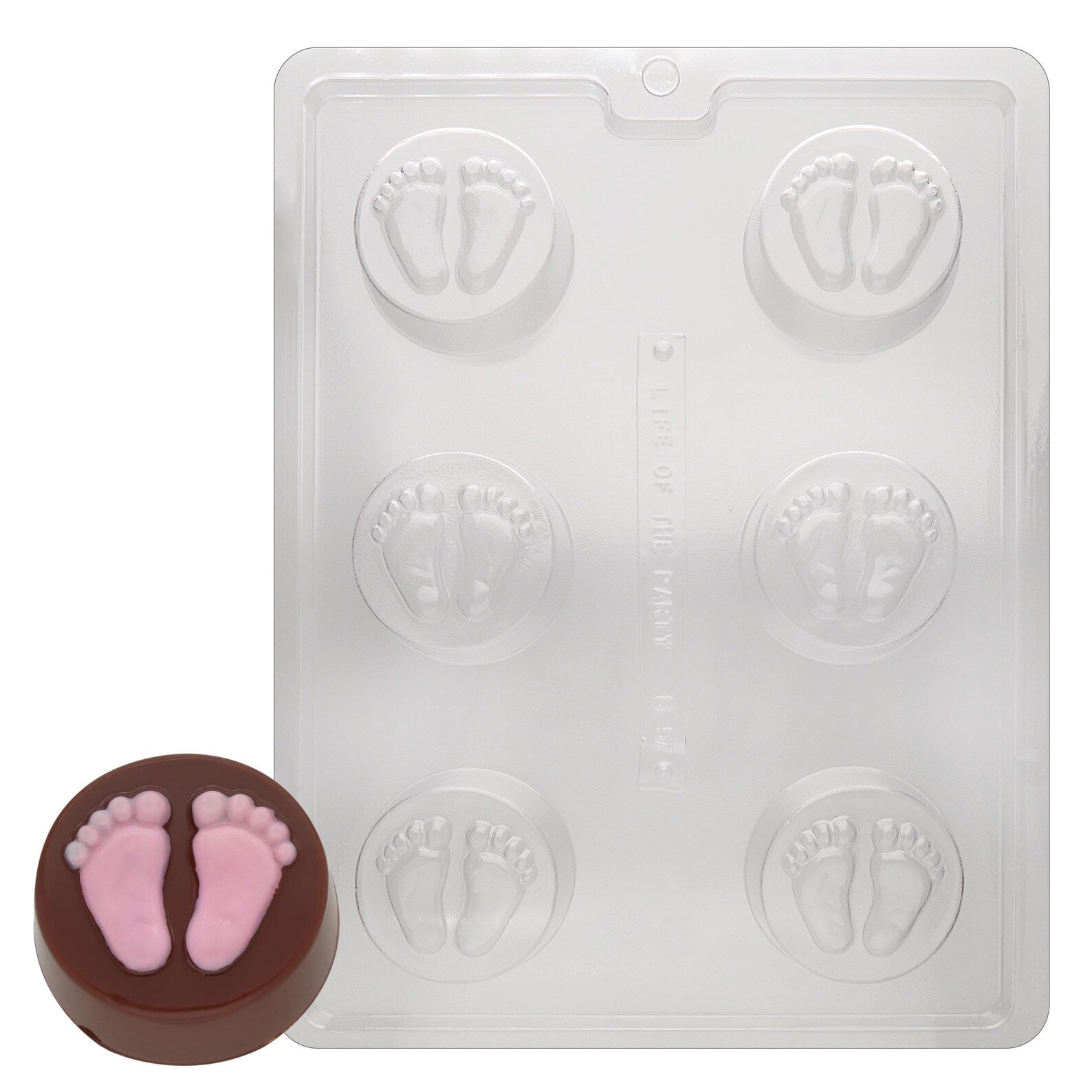 Baby Feet Cookie Chocolate Mould