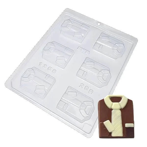 SHIRT WITH TIE CHOCOLATE MOULD