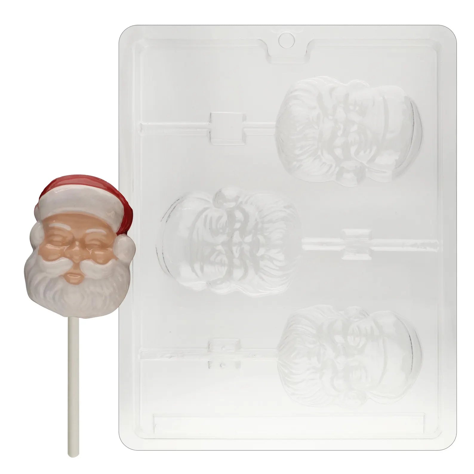 SANTA FACE LOLLY CHOCOLATE MOULD