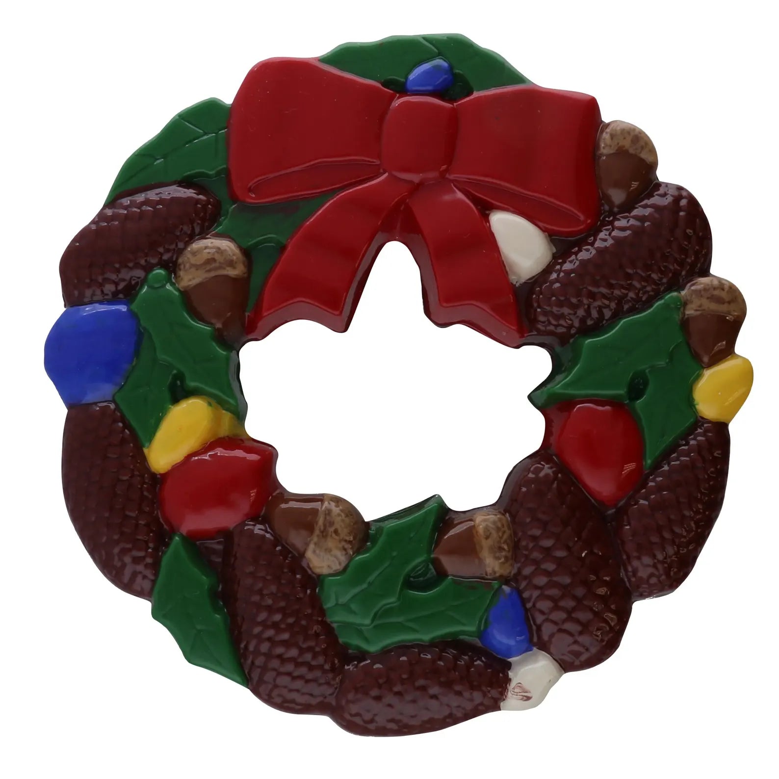 WREATH WITH HOLE POUR BOX CHOCOLATE MOULD