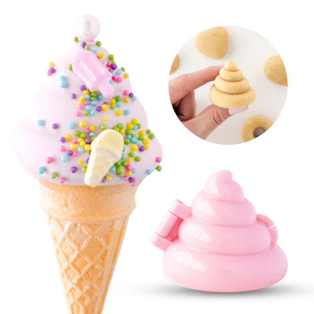 Ice Cream Swirl (Poop) Cake Pop Mould