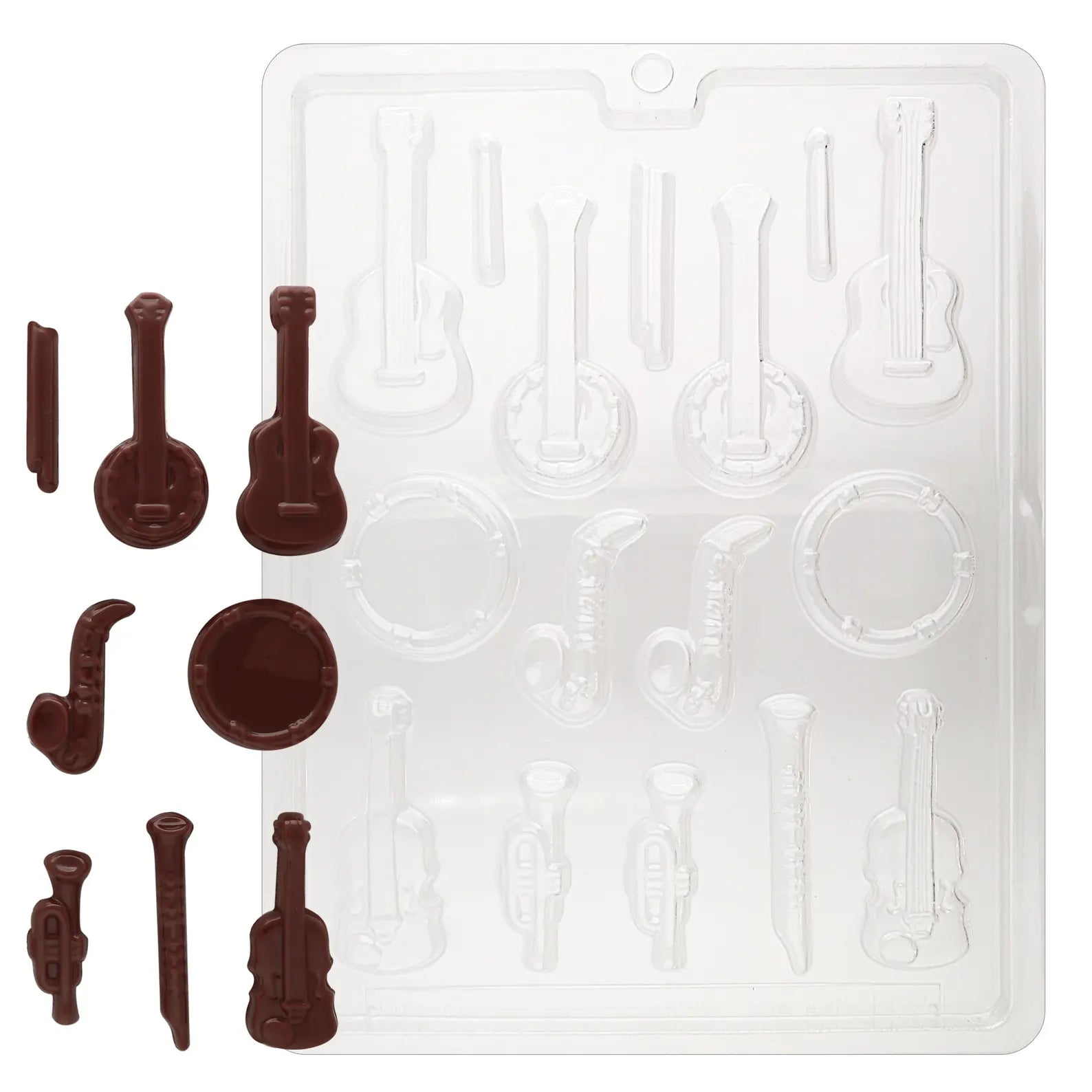 MUSICAL INSTRUMENTS CHOCOLATE MOULD