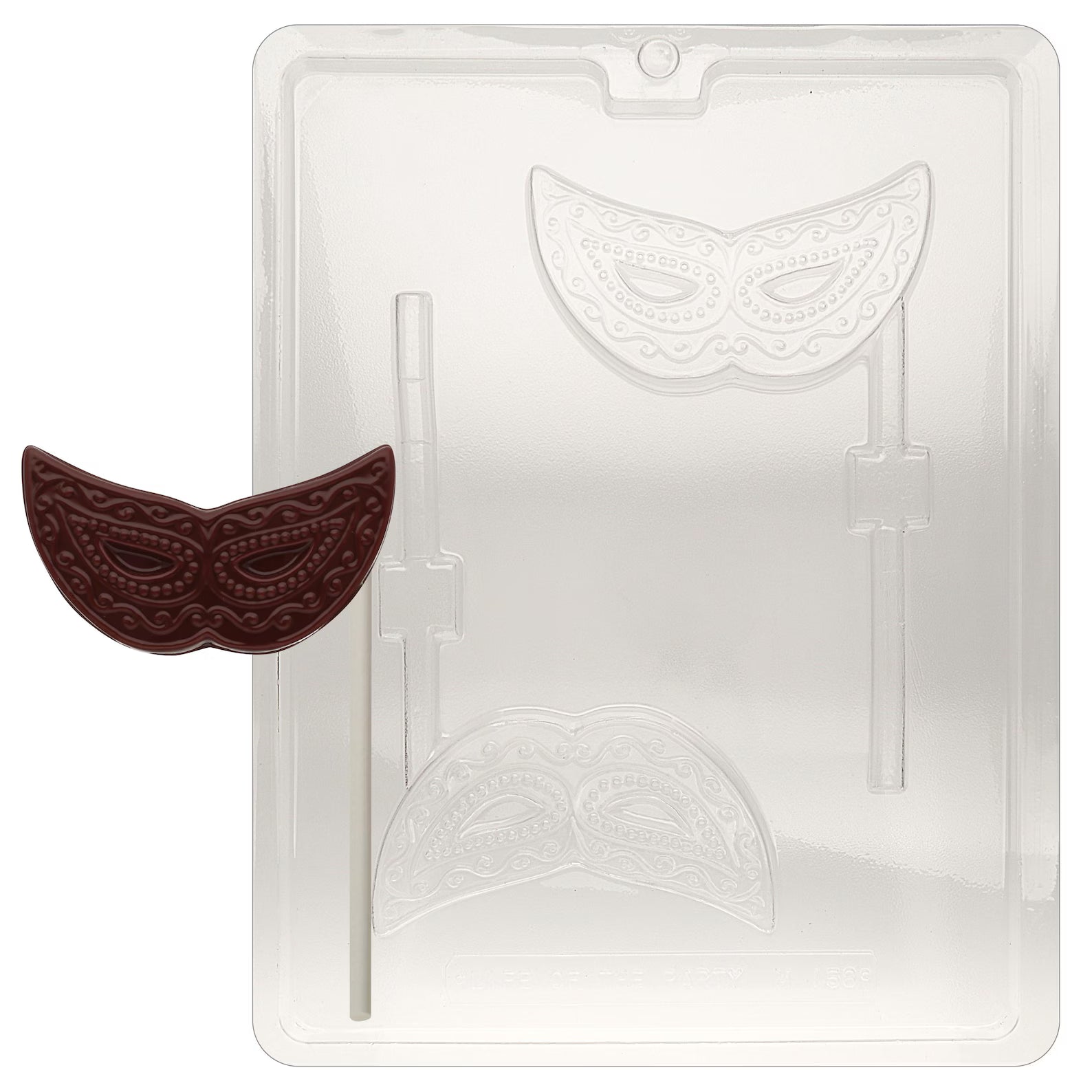 MASK LOLLY CHOCOLATE MOULD