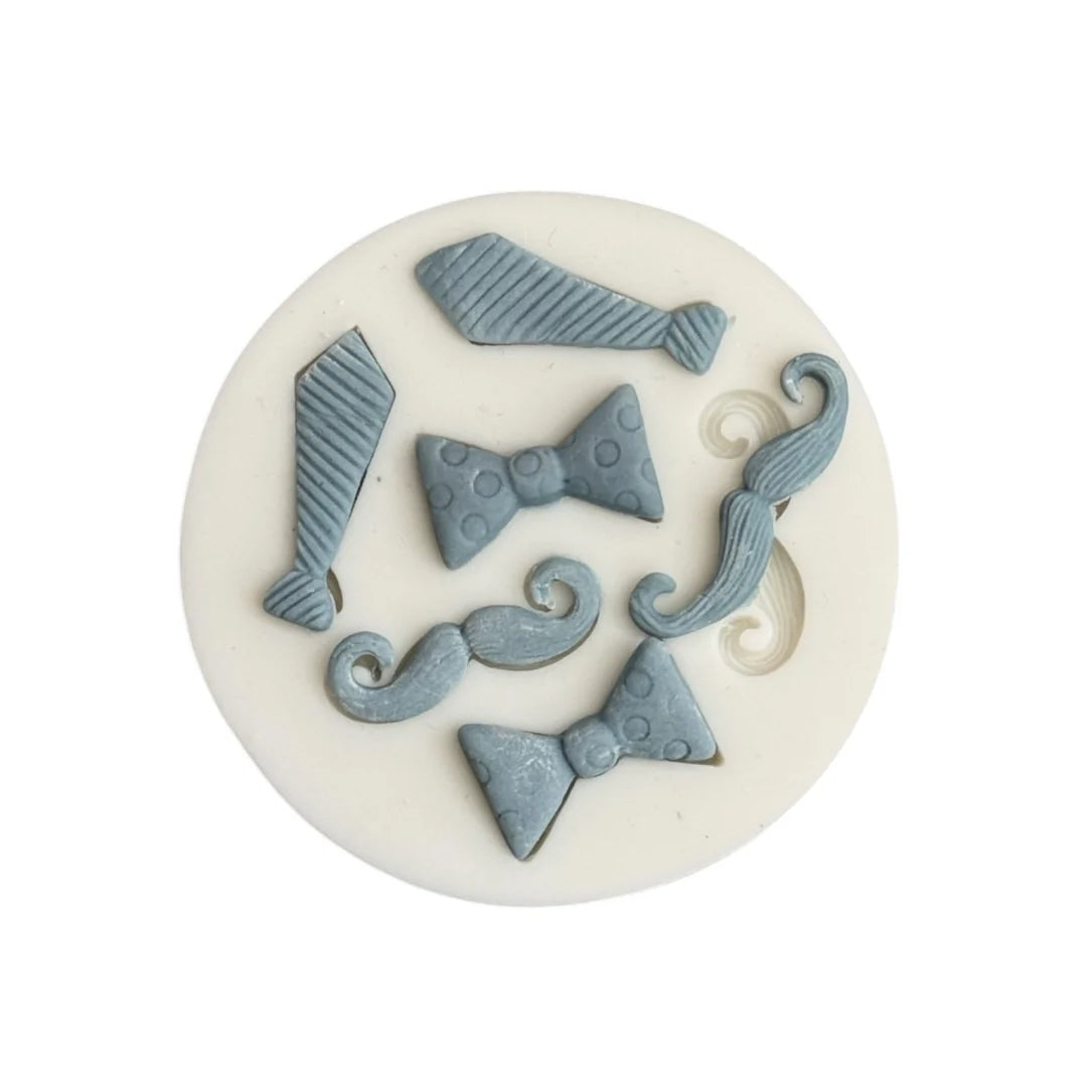 Moustache and Tie Silicone Mould